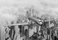 Bild DC-3 über New York, Bildquelle James Steidl - stock.adobe.com
